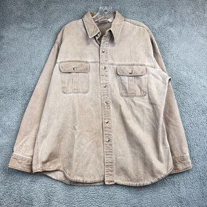 Vintage Prentiss Outdoors Button Down Shirt XL USA Made